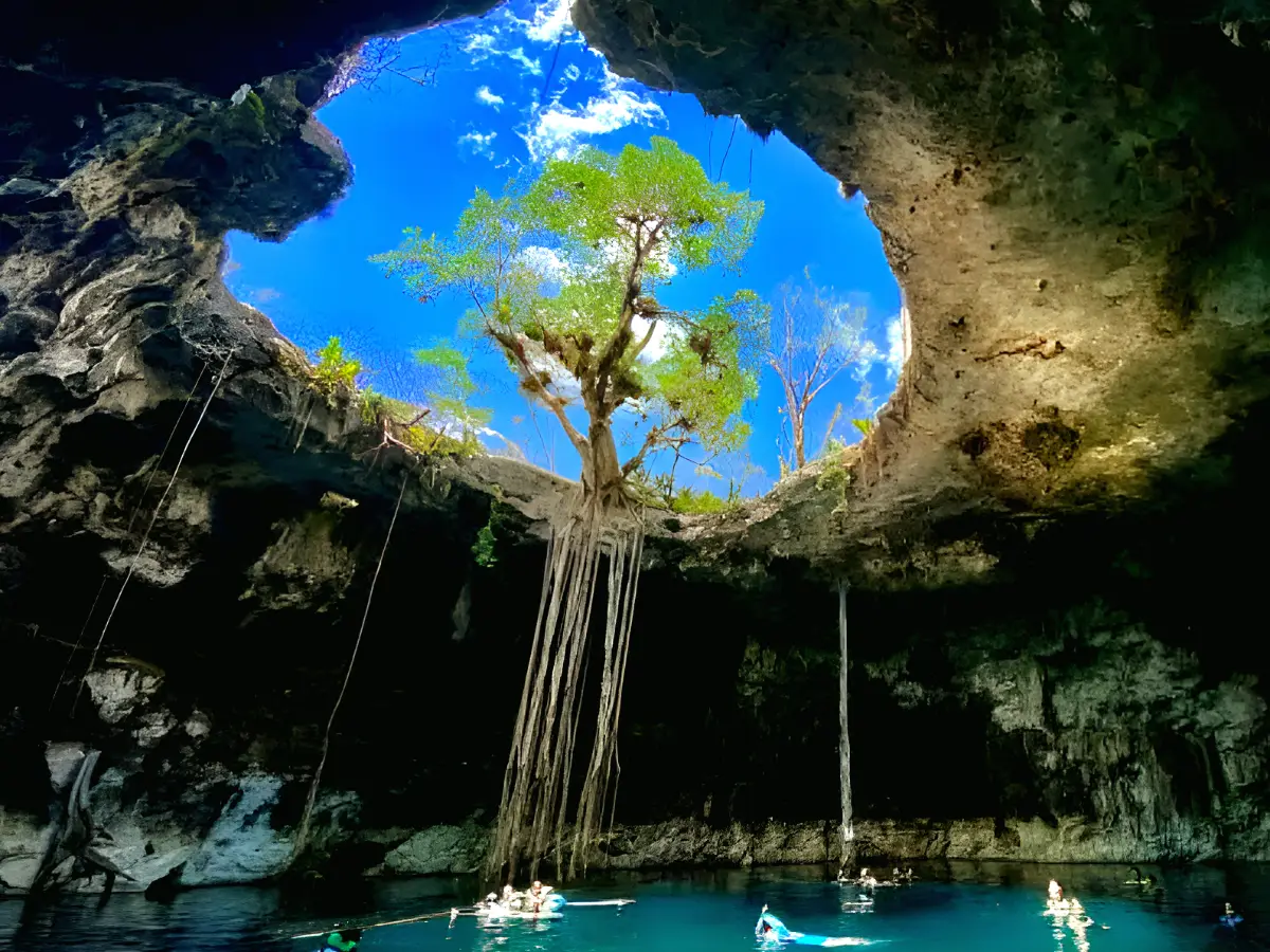 The four cenotes of Santa Bárbara
