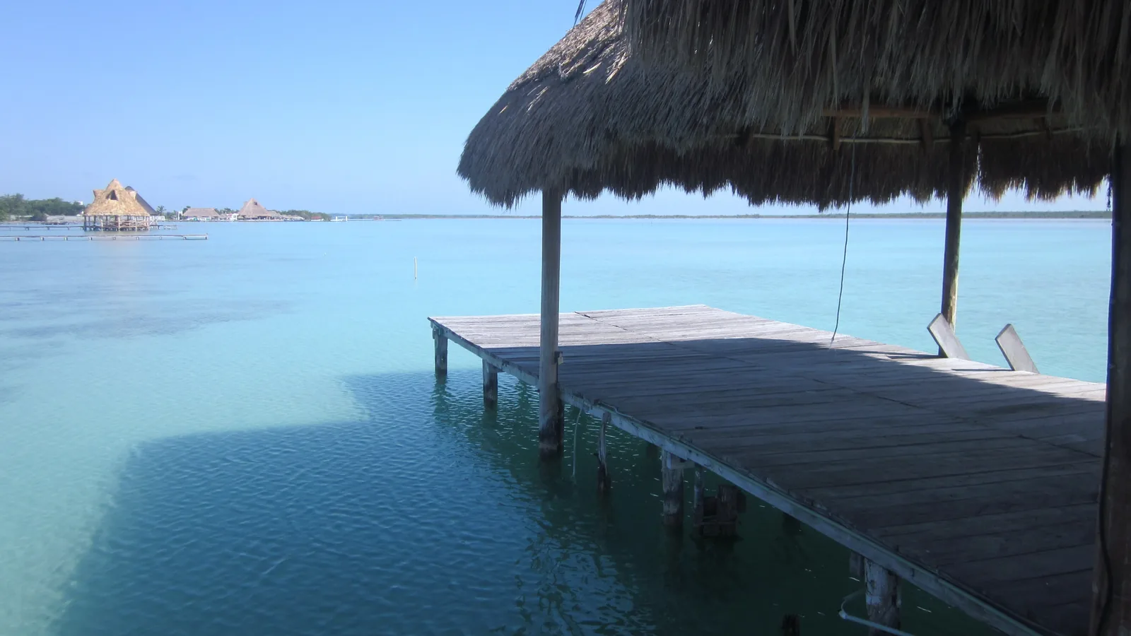 Laguna de los Siete Colores in Bacalar, Quintana Roo