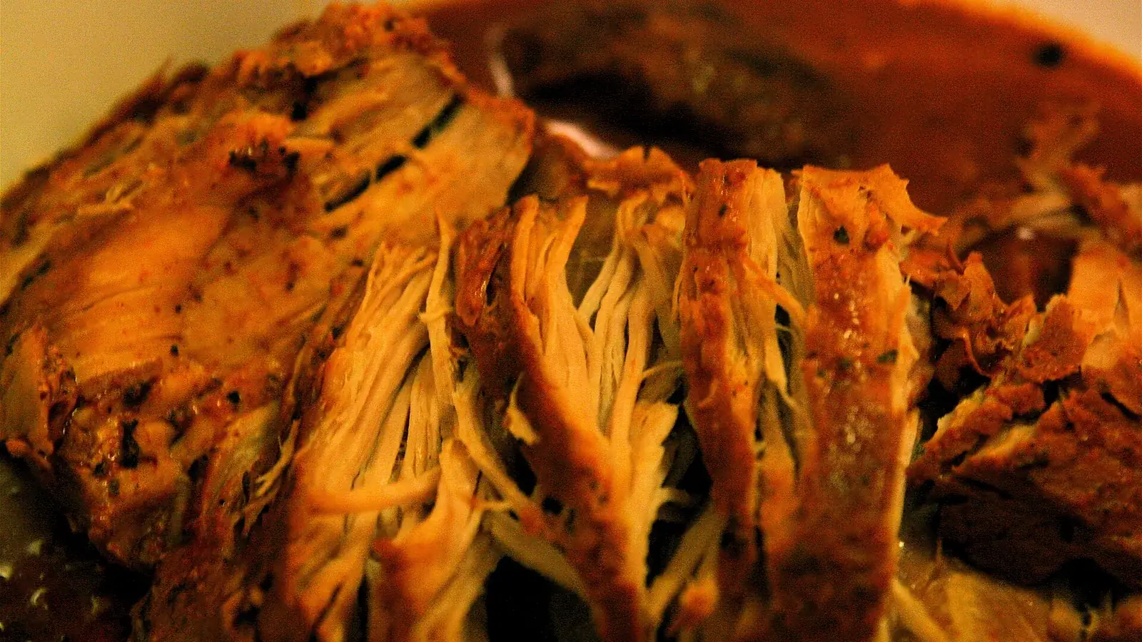 Shredded Yucatecan cochinita pibil