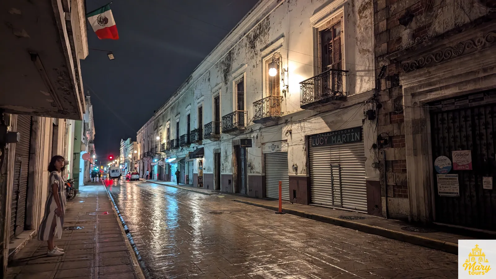Calle 62 a noche Mérida, Yucatán Junio 2024 in Mérida, Yucatán