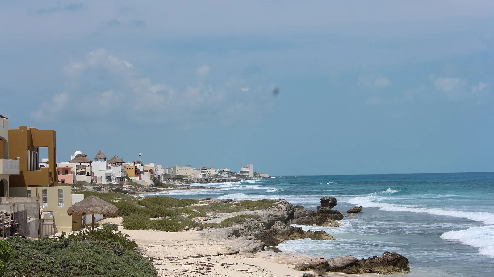 Caribbean beach on Isla Mujeres